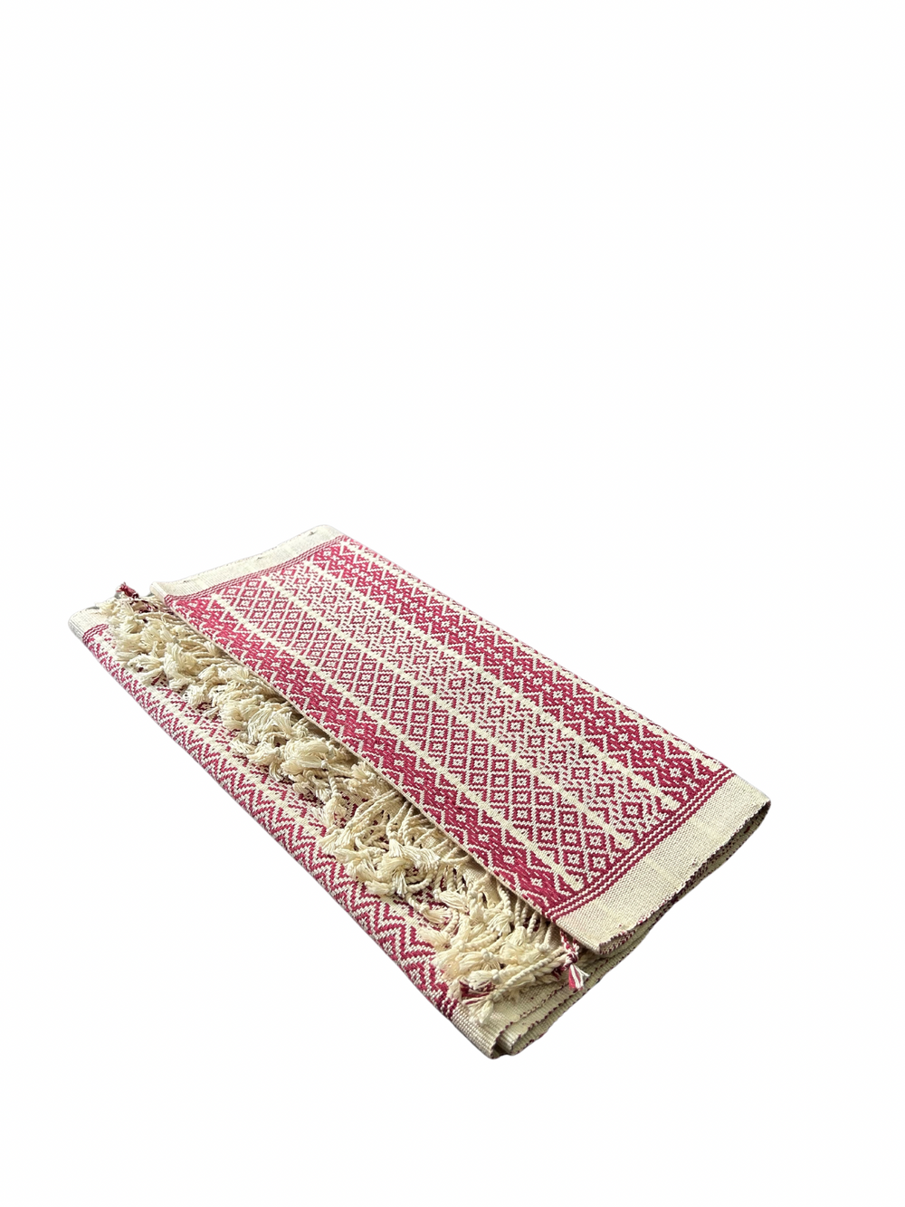Natural Dyed Handwoven Cotton Table Runner