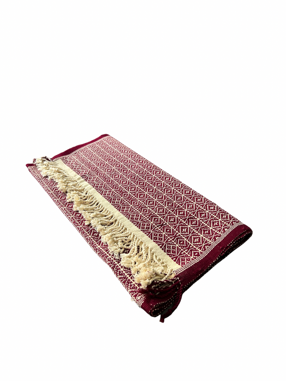 Natural Dyed Handwoven Cotton Table Runner