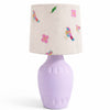 Blossoms & Birds: Table Lamp (Bay Dar Purple)