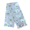Garten: Eco Print Shawl Natural Cotton with Botanical Prints