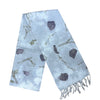 Garten: Eco Print Shawl Natural Cotton with Botanical Prints