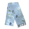 Garten: Eco Print Shawl Natural Cotton with Botanical Prints