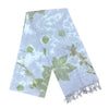 Garten: Eco Print Shawl Natural Cotton with Botanical Prints