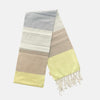 Cotton Shawl with Colorful Stripes: Colorful Squares