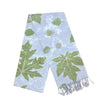 Garten: Eco Print Shawl Natural Cotton with Botanical Prints
