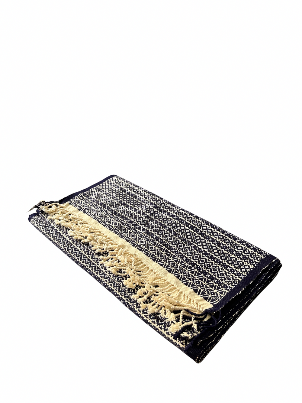 Natural Dyed Handwoven Cotton Table Runner