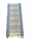 Natural Dyed Handwoven Cotton Table Runner (Wide Border)