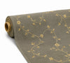 Golden Flower Vine Machine Embroidery Fabric Roll