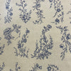 Blue Botanical Toile Fabric Roll