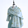 Garten: Eco Print Shawl Natural Cotton with Botanical Prints