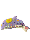 Punch Needle Embroidered Dolphin Stuff Toy