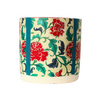 Vintage Floral Pattern Decoupage Terracotta Pot - Medium Size (Height: 8~9 inches, Width: 10~12 inches)