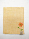 100% Cotton Book Cover with Beautiful Embroidery Flowers (Design2 )