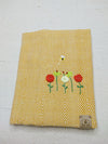 100% Cotton Book Cover with Beautiful Embroidery Flowers (Design 3)