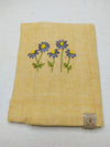 100% Cotton Book Cover with Beautiful Embroidery Flowers (Design 3)