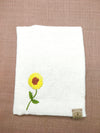 100% Cotton Book Cover with Beautiful Embroidery Flowers (Design 1)