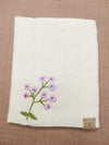 100% Cotton Book Cover with Beautiful Embroidery Flowers (Design 1)