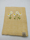 100% Cotton Book Cover with Beautiful Embroidery Flowers (Design 3)