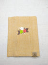 100% Cotton Book Cover with Beautiful Embroidery Flowers (Design 3)