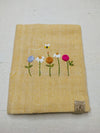 100% Cotton Book Cover with Beautiful Embroidery Flowers (Design 3)