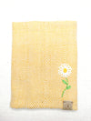 100% Cotton Book Cover with Beautiful Embroidery Flowers (Design2 )