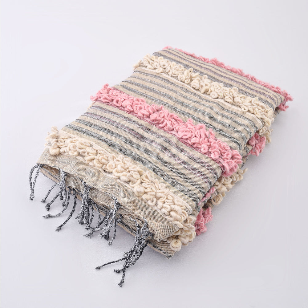 Luxurious Chic Shawl in Organic Dye with 2/80 Cotton