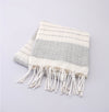 Organic Dyed Handwoven Shawl with Bamboo Cotton