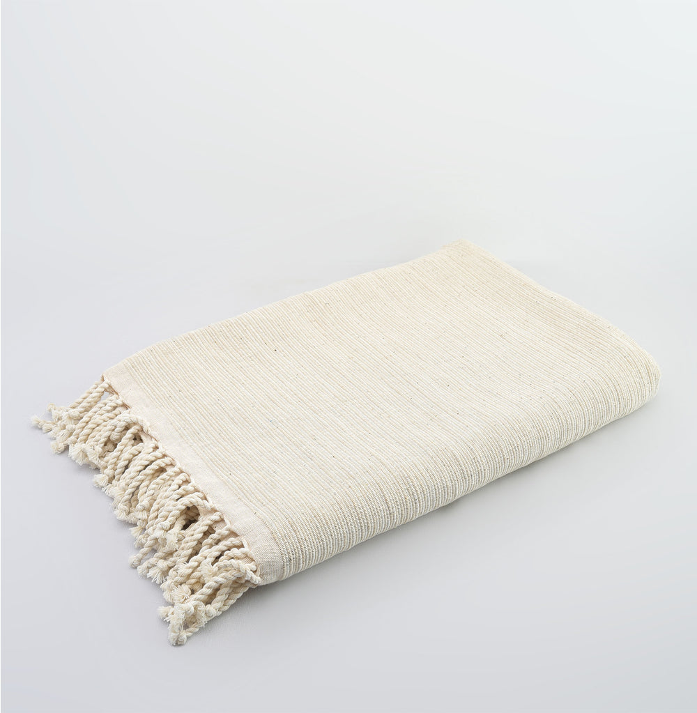 Natural Dyed Handwoven Cotton Blanket
