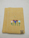 100% Cotton Book Cover with Beautiful Embroidery Flowers (Design 3)