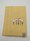 100% Cotton Book Cover with Beautiful Embroidery Flowers (Design 3)