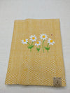 100% Cotton Book Cover with Beautiful Embroidery Flowers (Design 3)