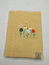 100% Cotton Book Cover with Beautiful Embroidery Flowers (Design 3)