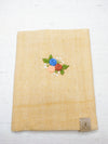 100% Cotton Book Cover with Beautiful Embroidery Flowers (Design 3)