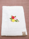 100% Cotton Book Cover with Beautiful Embroidery Flowers (Design 3)