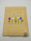 100% Cotton Book Cover with Beautiful Embroidery Flowers (Design 3)