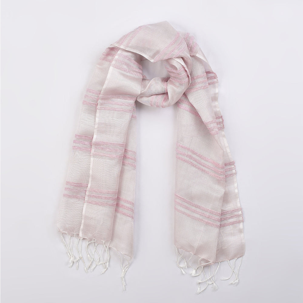 Organic Dyed Handwoven Silk Shawl