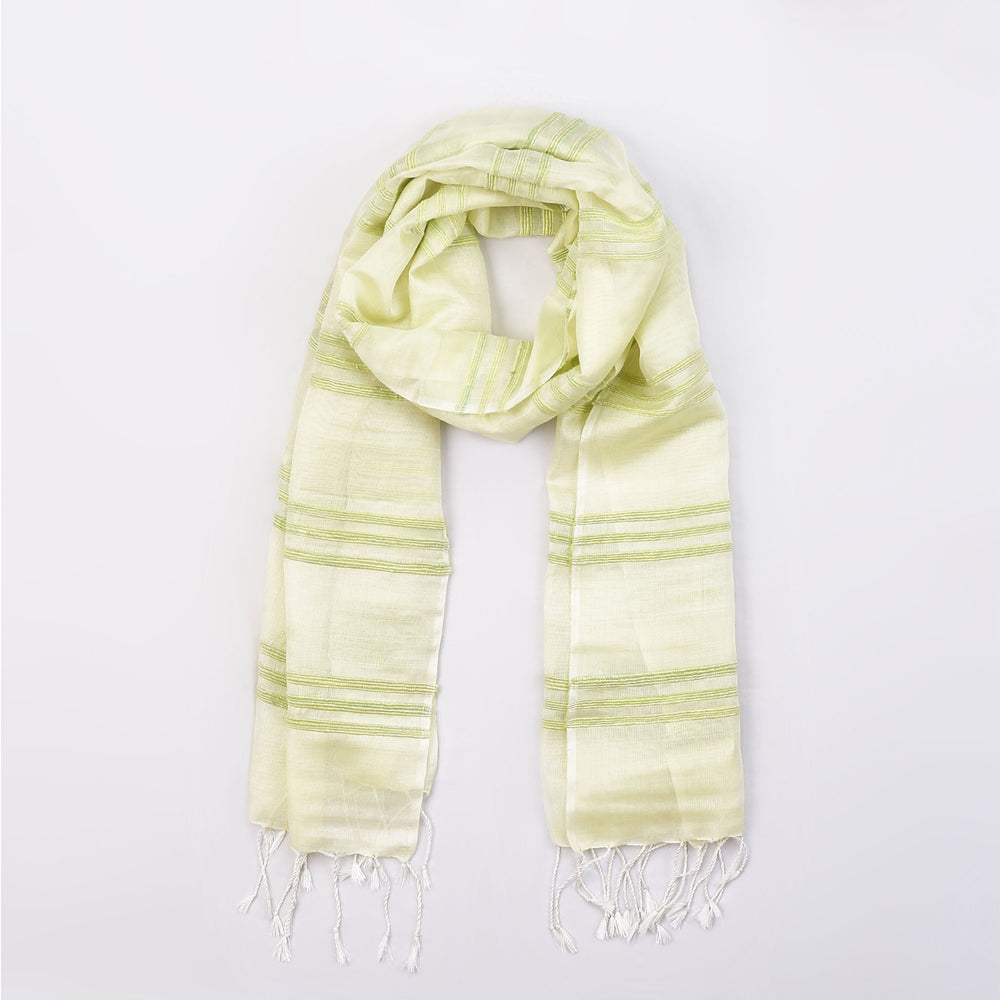 Organic Dyed Handwoven Silk Shawl