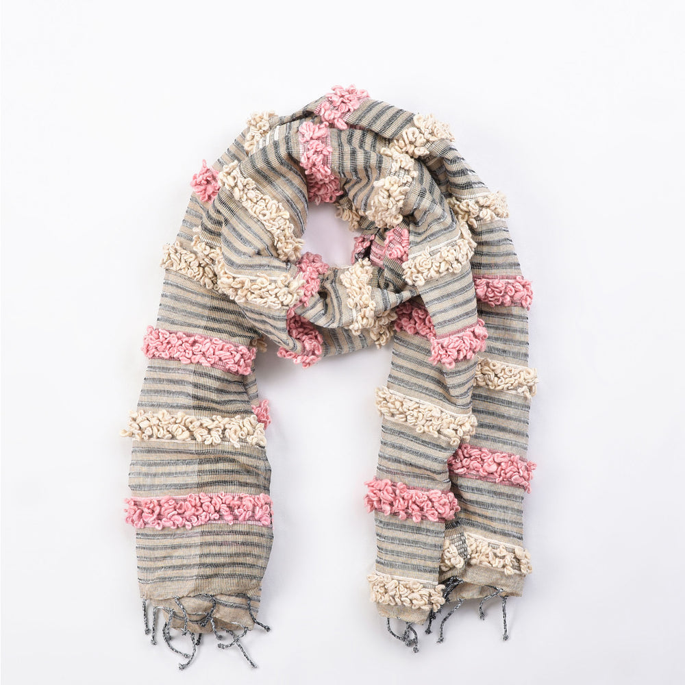 Luxurious Chic Shawl in Organic Dye with 2/80 Cotton