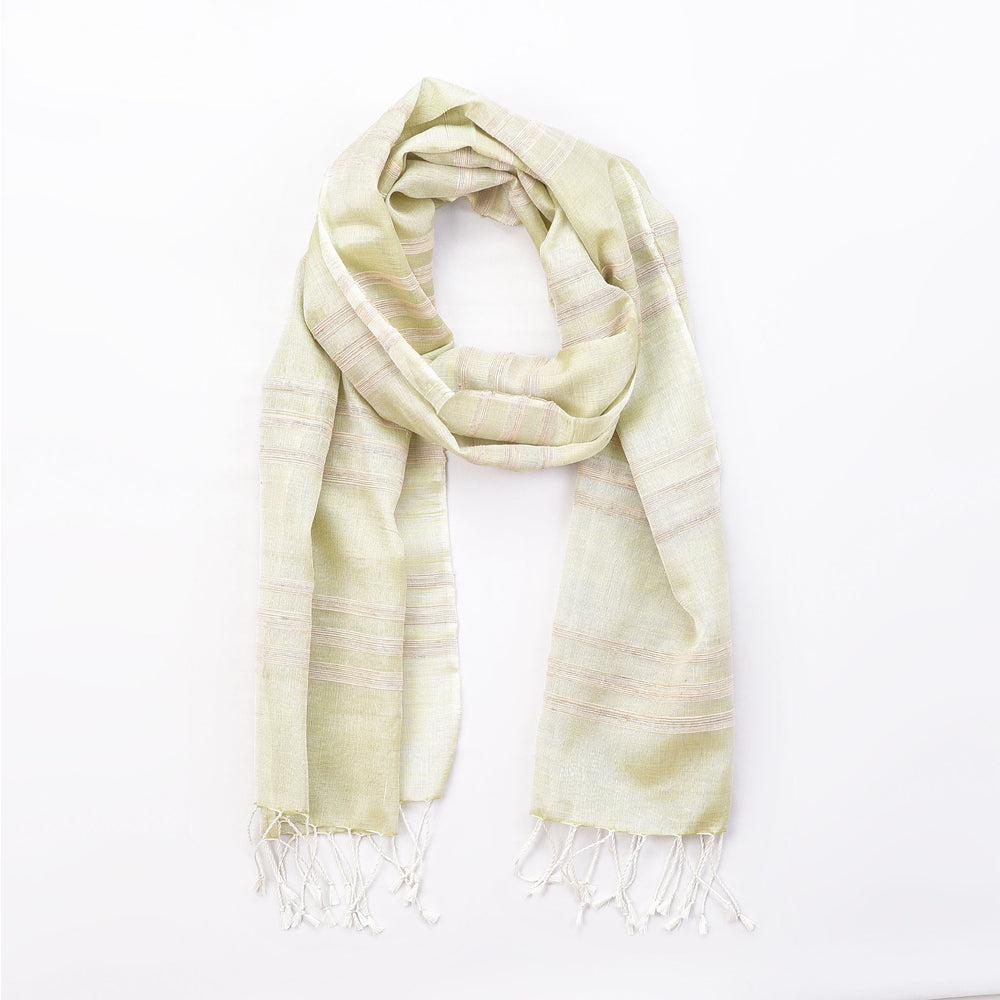 Organic Dyed Handwoven Silk Shawl