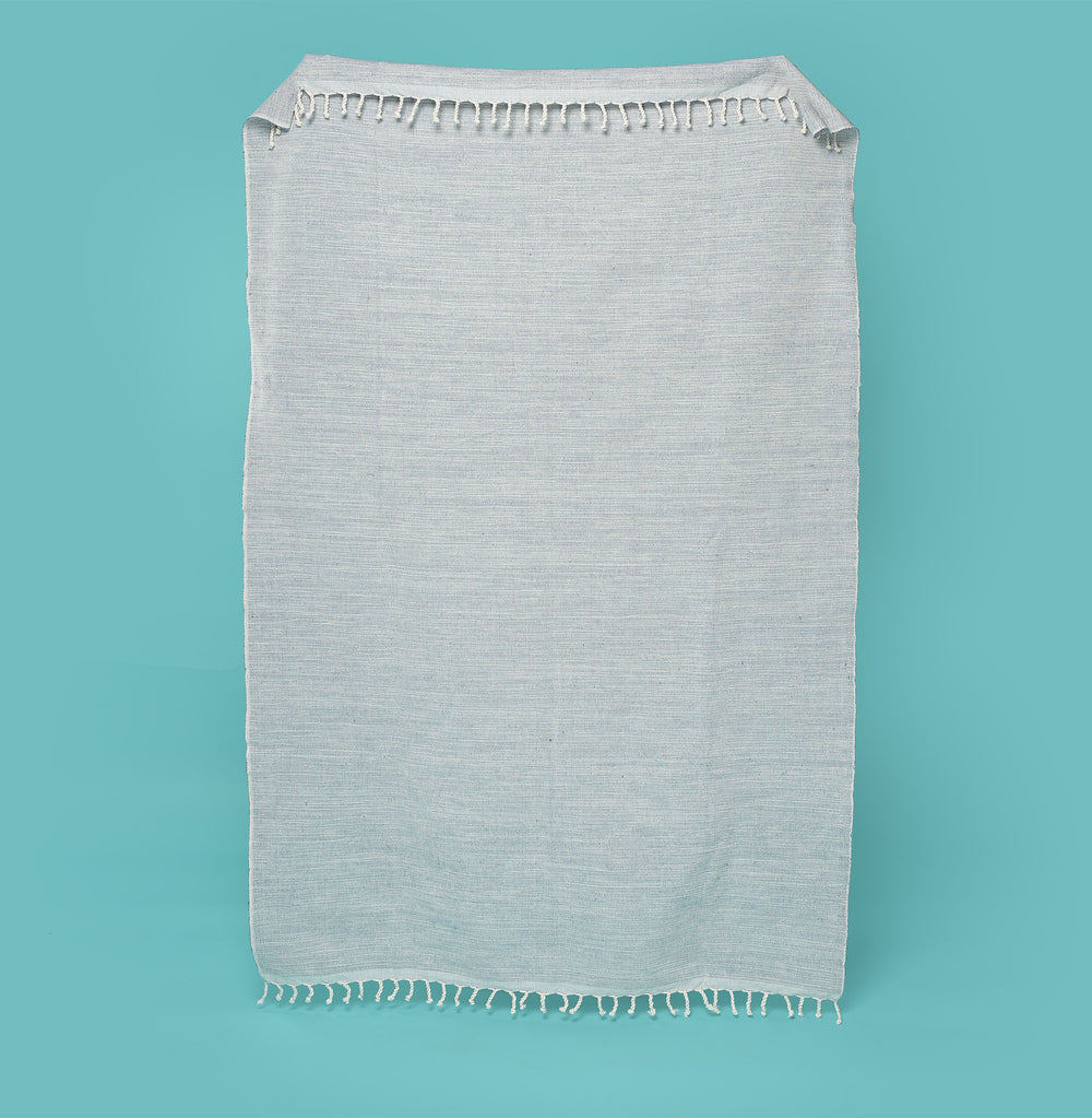 Natural Dyed Handwoven Cotton Blanket