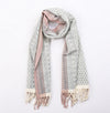 Natural Dyed Handwoven Table Runner in Royal Jasmine Pattern