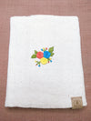 100% Cotton Book Cover with Beautiful Embroidery Flowers (Design 3)