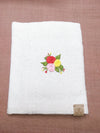 100% Cotton Book Cover with Beautiful Embroidery Flowers (Design 3)
