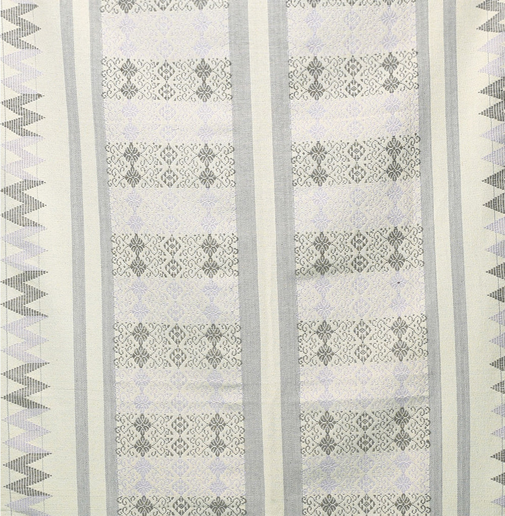 Organic Dyed Handwoven Cotton Throw in Chin Design