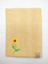 100% Cotton Book Cover with Beautiful Embroidery Flowers (Design 1)