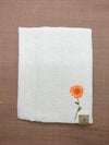 100% Cotton Book Cover with Beautiful Embroidery Flowers (Design2 )