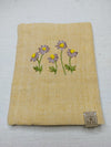 100% Cotton Book Cover with Beautiful Embroidery Flowers (Design 3)