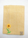 100% Cotton Book Cover with Beautiful Embroidery Flowers (Design 1)