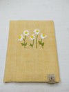 100% Cotton Book Cover with Beautiful Embroidery Flowers (Design 3)