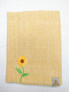 100% Cotton Book Cover with Beautiful Embroidery Flowers (Design 1)